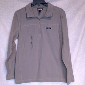 Patagonia Gray Quarter-Zip Pullover